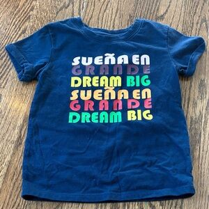 Target Kids 'Sueña en Grande' T-Shirt - Navy